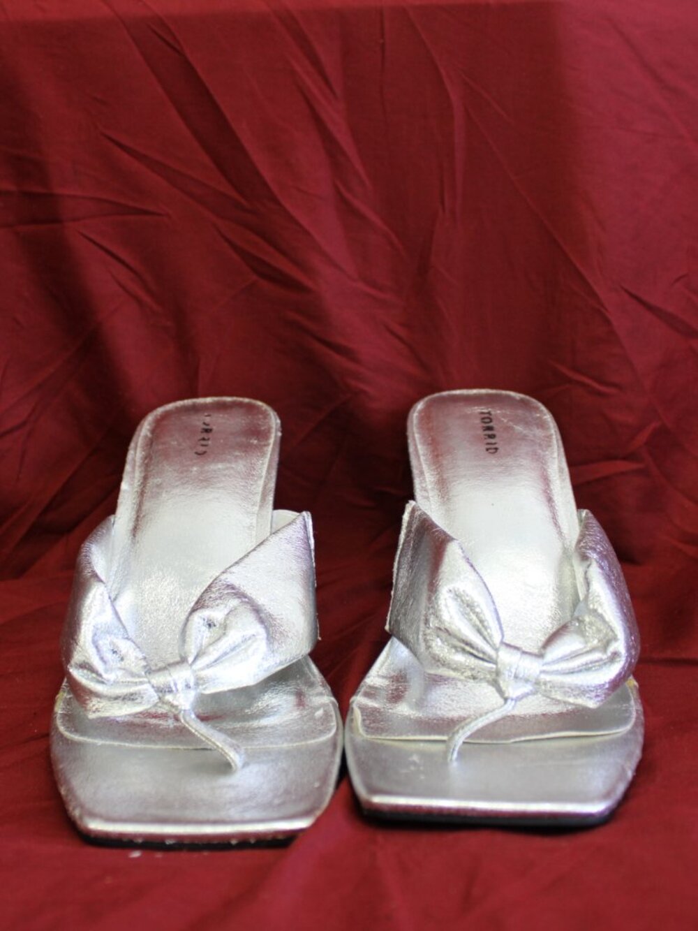 Torrid Women's Silver Sandals size 11 1/2
